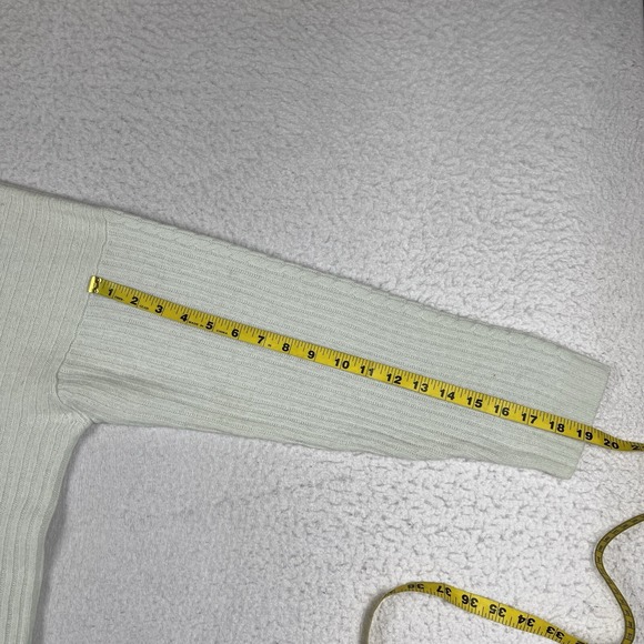 Sostanza‎ Sweater Womens 2X Plus Light Green Cable Knit Lambswool Rabbit Hair - Picture 10 of 15